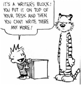Too bad getting rid of writer's block isn't this easy.